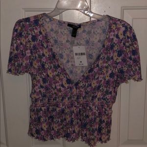Floral forever 21 top